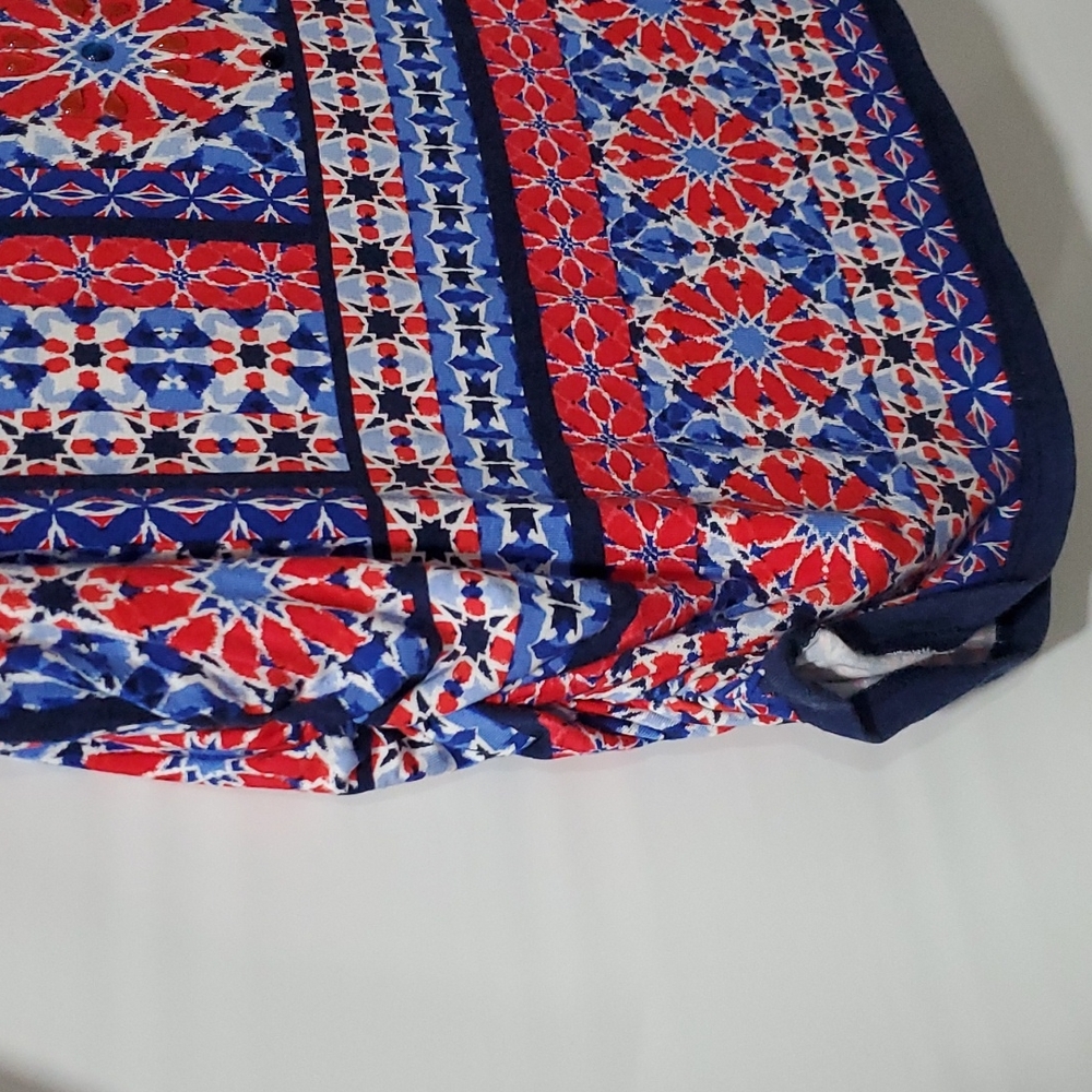 Ruby Rd. Size Large Long Sleeve Geometric Pattern - Picture 4 of 8